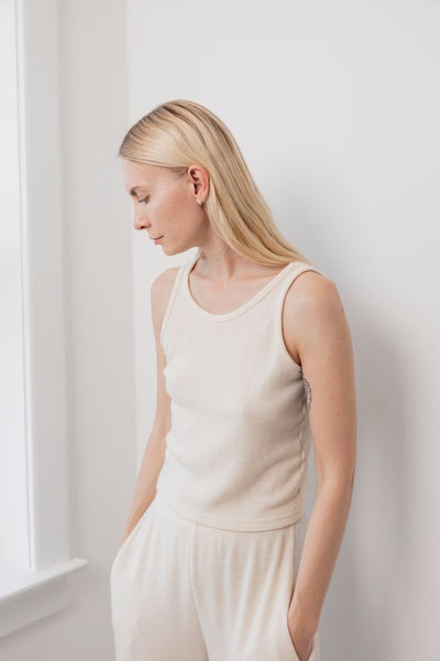 Wool Tank - Natural