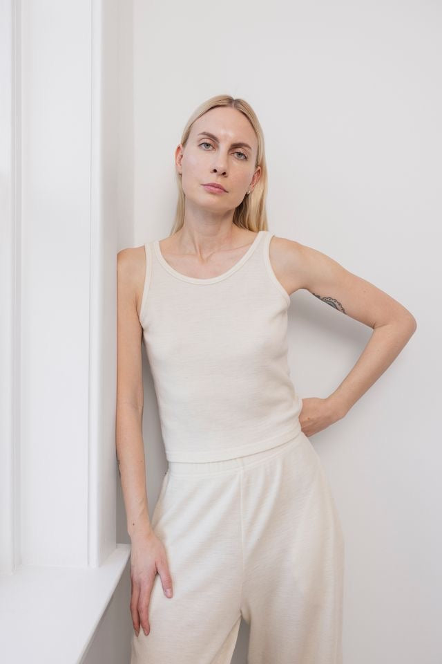 Wool Tank - Natural