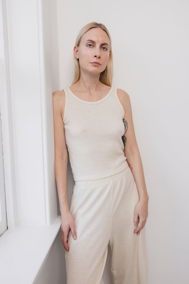 Wool Tank - Natural