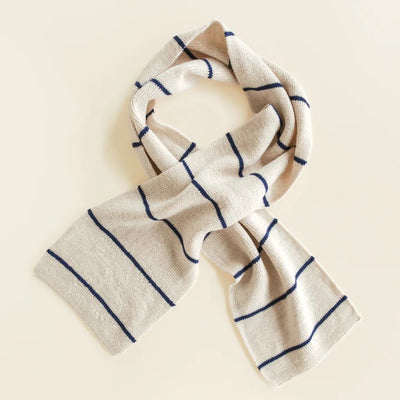 Scarf Igor - Cream/Blue