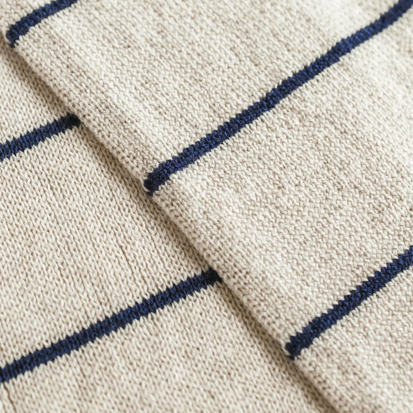 Scarf Igor - Cream/Blue