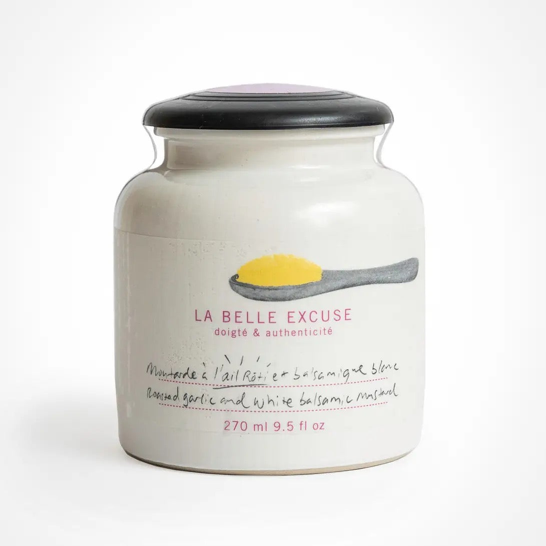 Roasted Garlic and White Balsamic Mustard