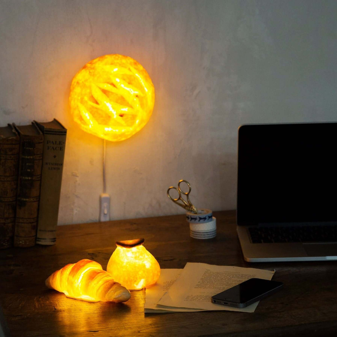 Boule Bread Lamp - LED Light with AC Power Cord