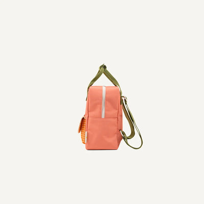 Small Backpack: Farmhouse - Flower Pink