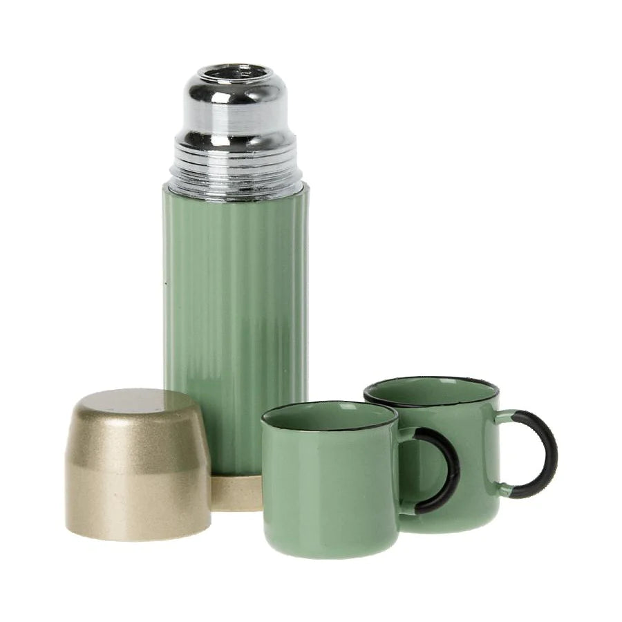 Thermos + Cups - Mint