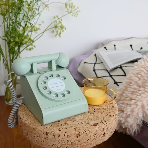 Wooden Telephone - Green