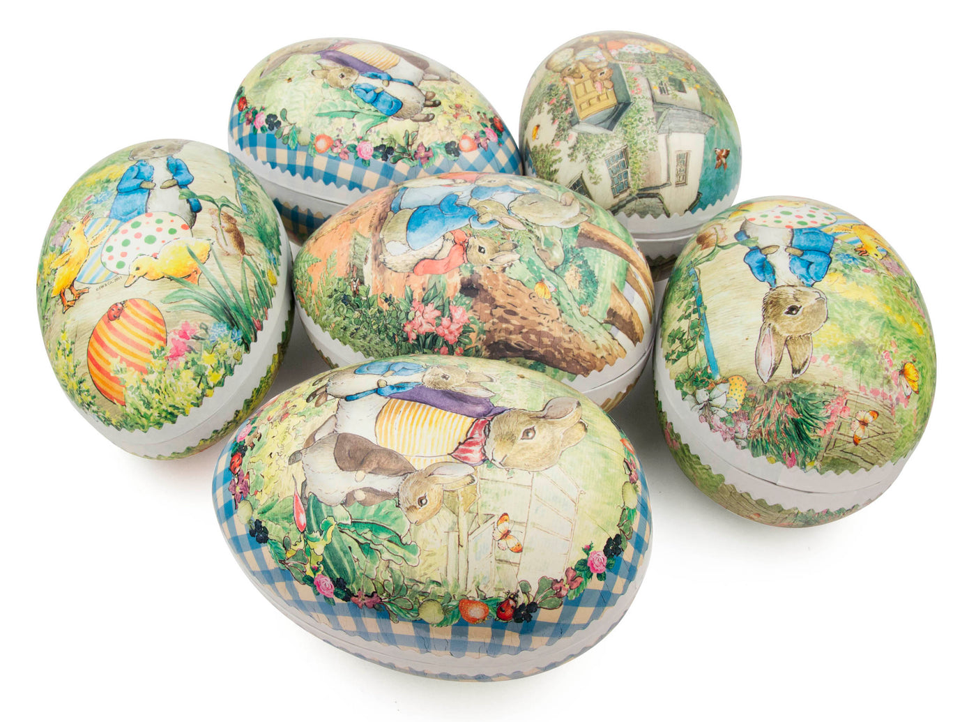 Beatrix Potter Easter Eggs for Filling - 12, 15 + 18 cm