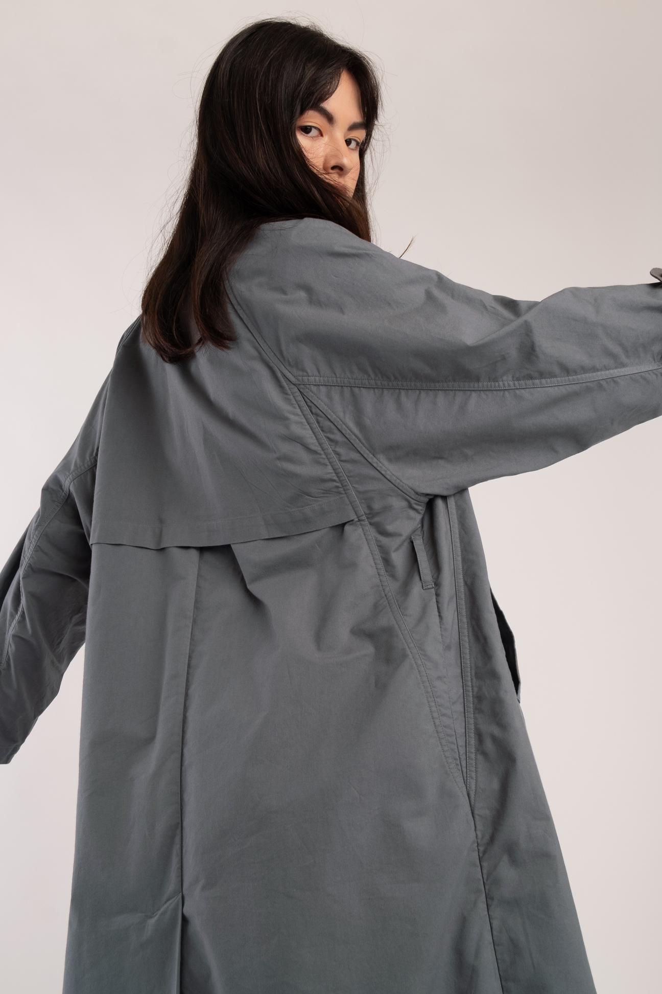 Seamed Trench - Mineral Green