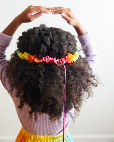 Rainbow Silk Garland