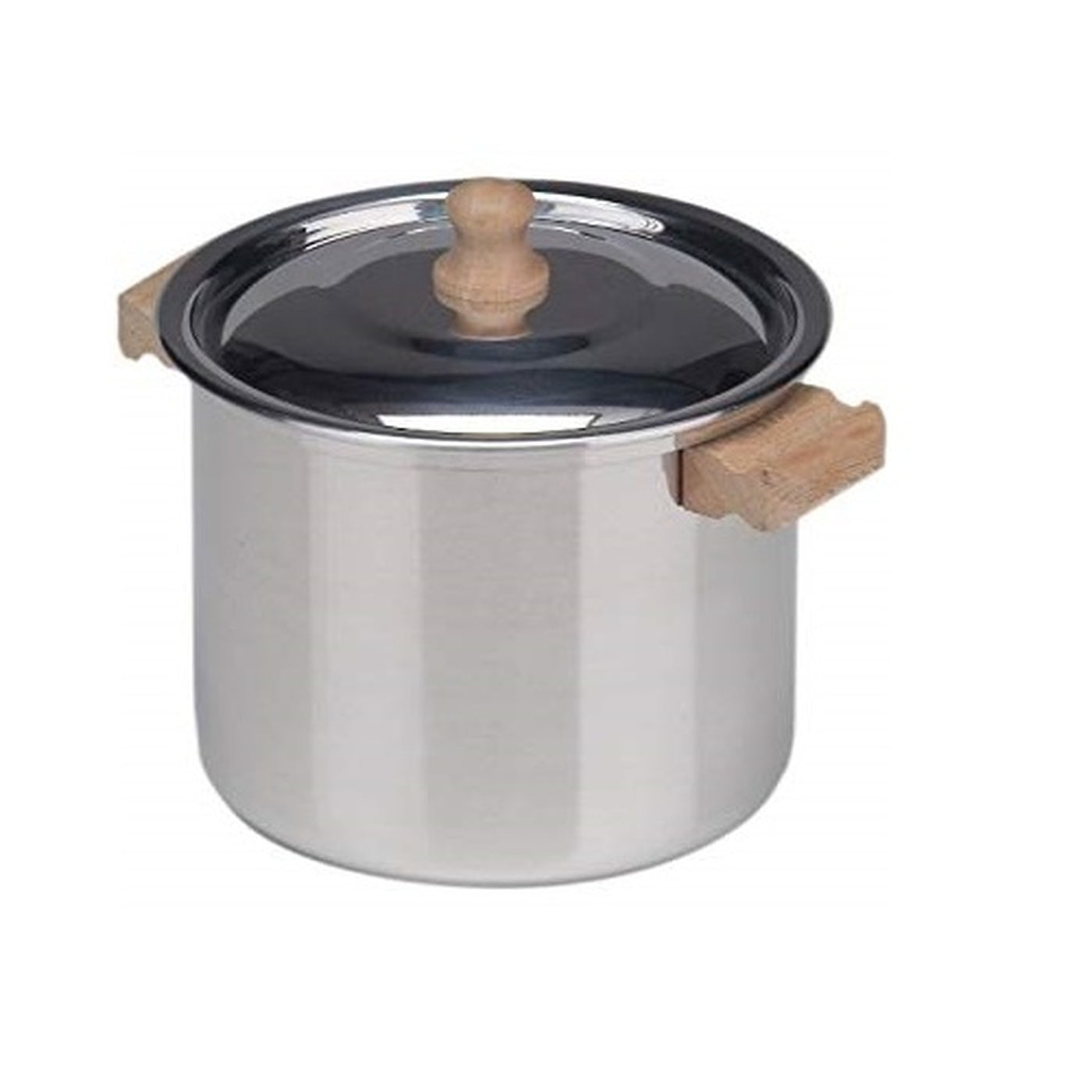 Marmite haute en aluminium avec couvercle