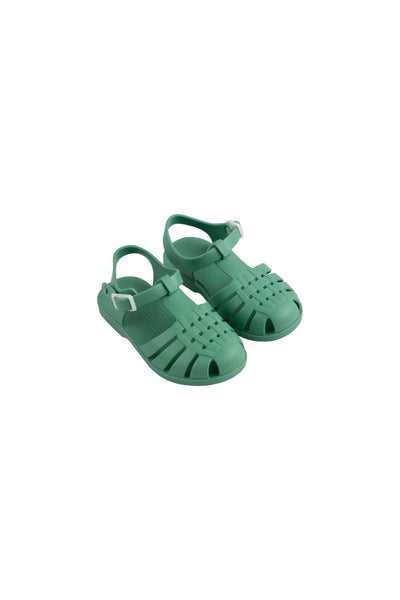 Jelly Sandals in Soft Green