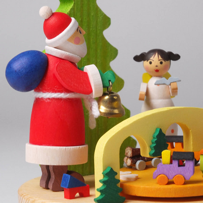 Music Box “Santa Claus with Child”