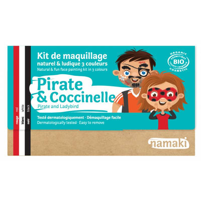 Pirate and Ladybug 3 Colour Face Painting Kit