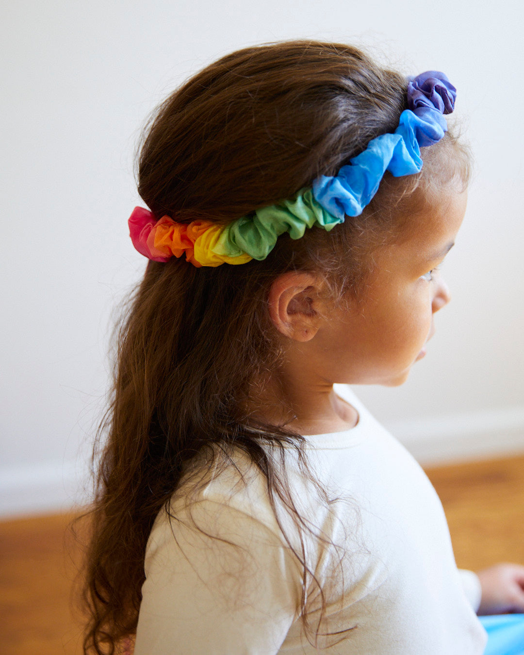 Rainbow Silk Garland