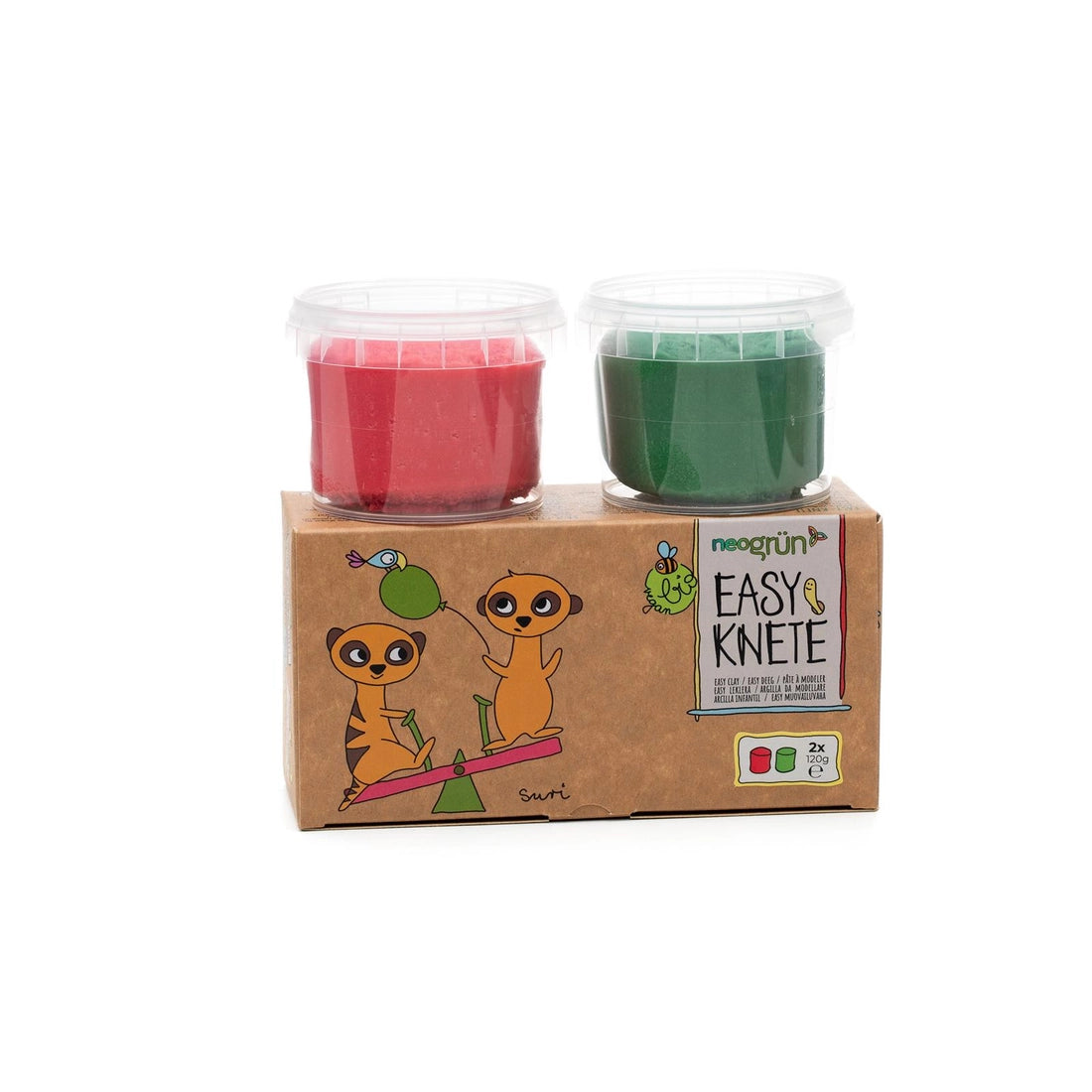 “Suri” Red/Green - Easy Dough Set of Two
