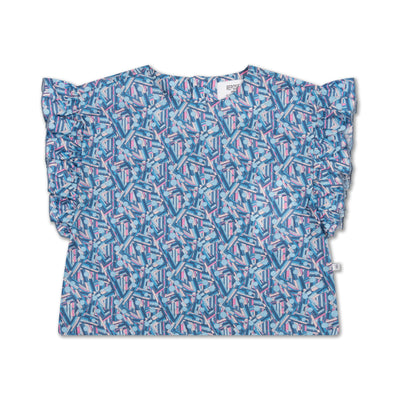 Misty Ruffle Top in Liberty Graphic Flower