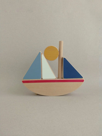 Sail Boat Stacking Toy