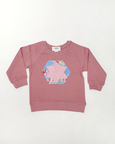 Dark Petal Folk Pullover