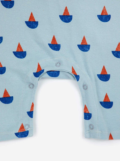 Sail Boat All Over Playsuit