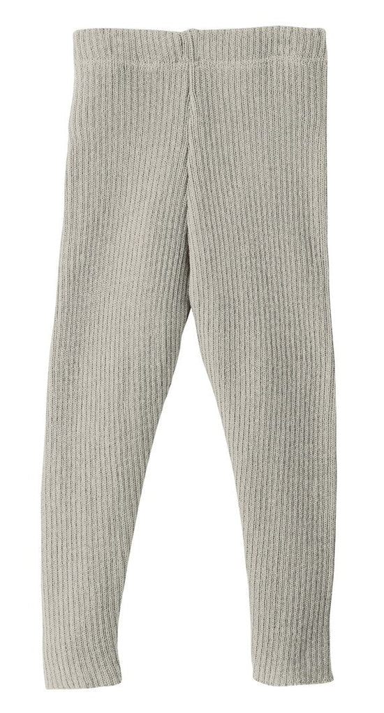Organic Merino Wool Leggings - Grey