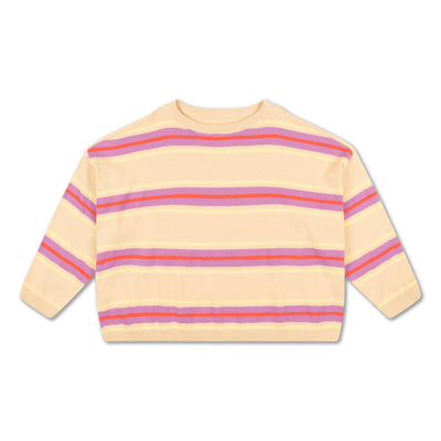 Knit Slouchy Sweater in Stripe