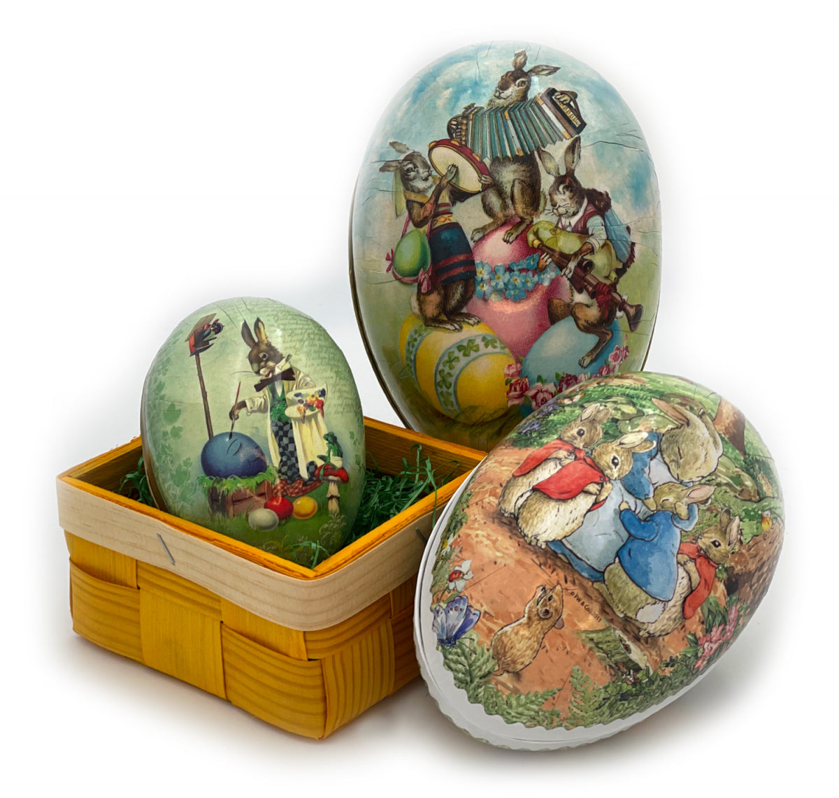 Paper Maché Easter Eggs - Holly Hill Pond