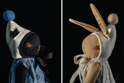 Straw Medium Rabbit - Hunter