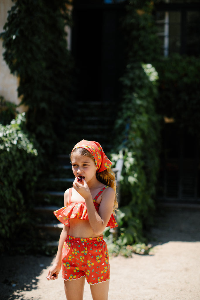 Ourson Short Lemon Red