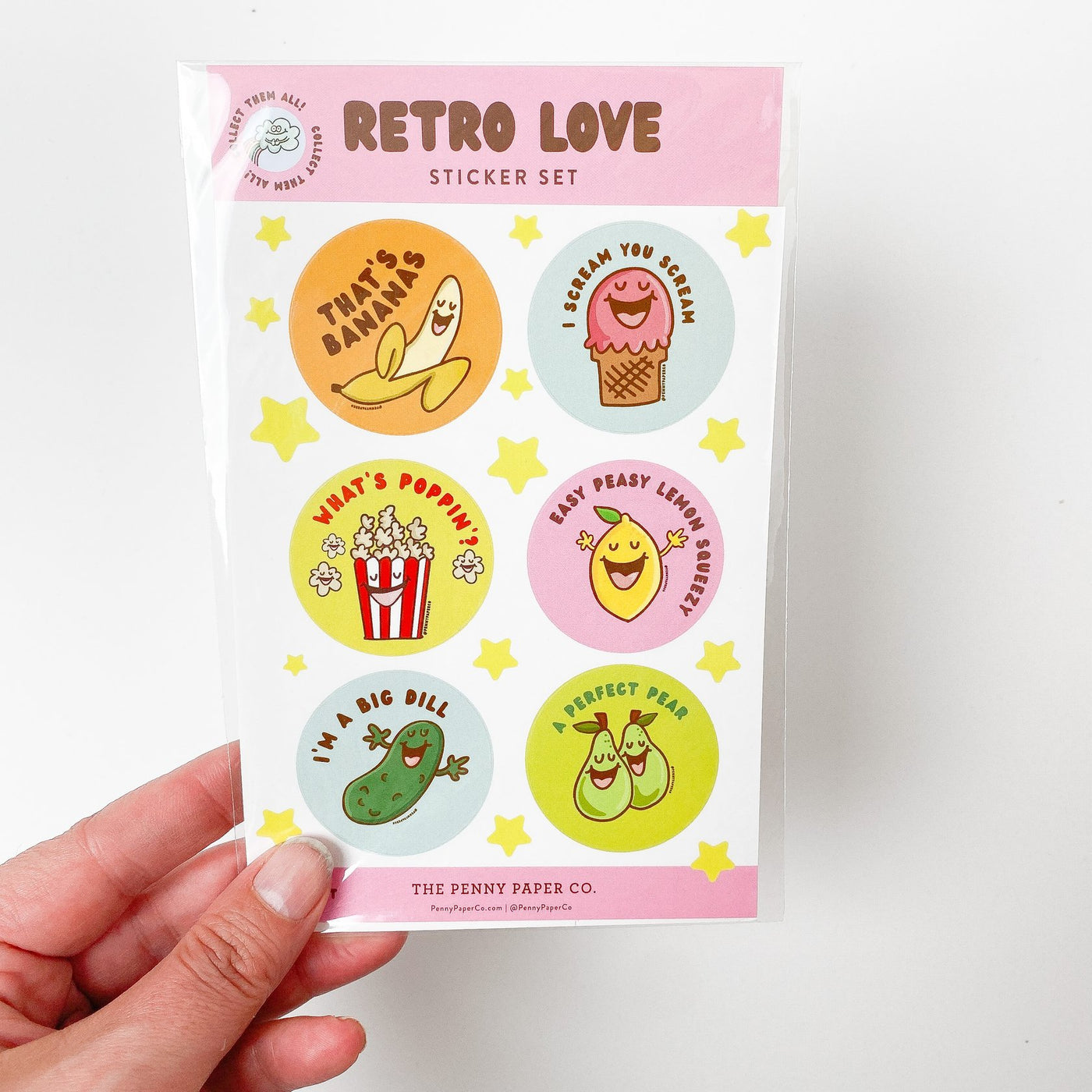 Sticker Sheet Retro Love