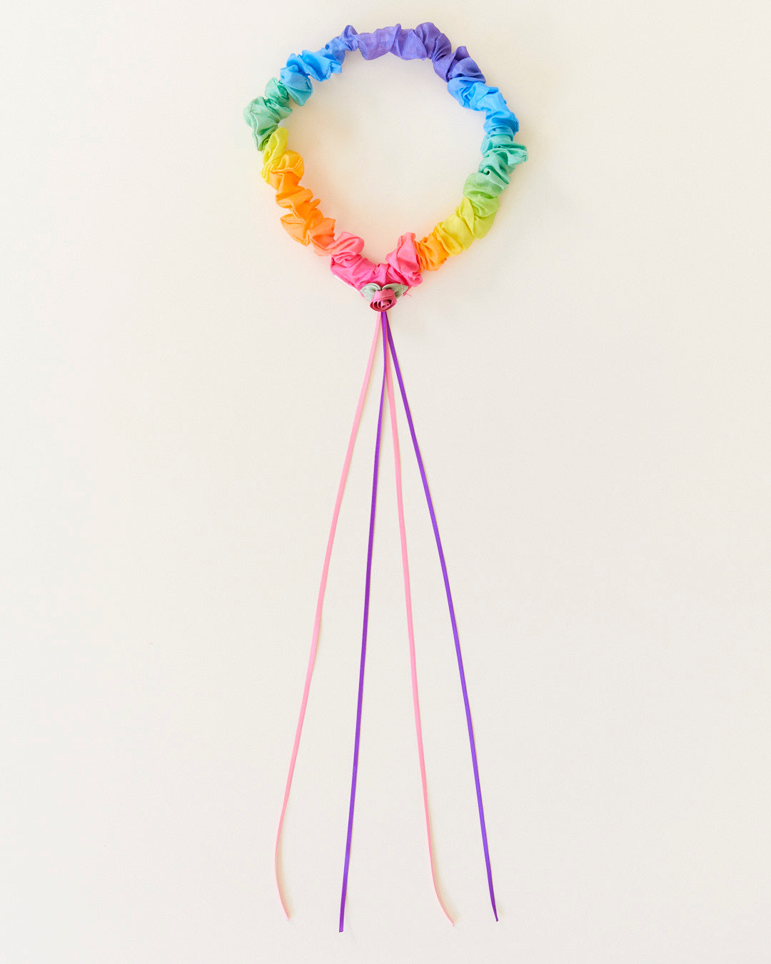 Rainbow Silk Garland