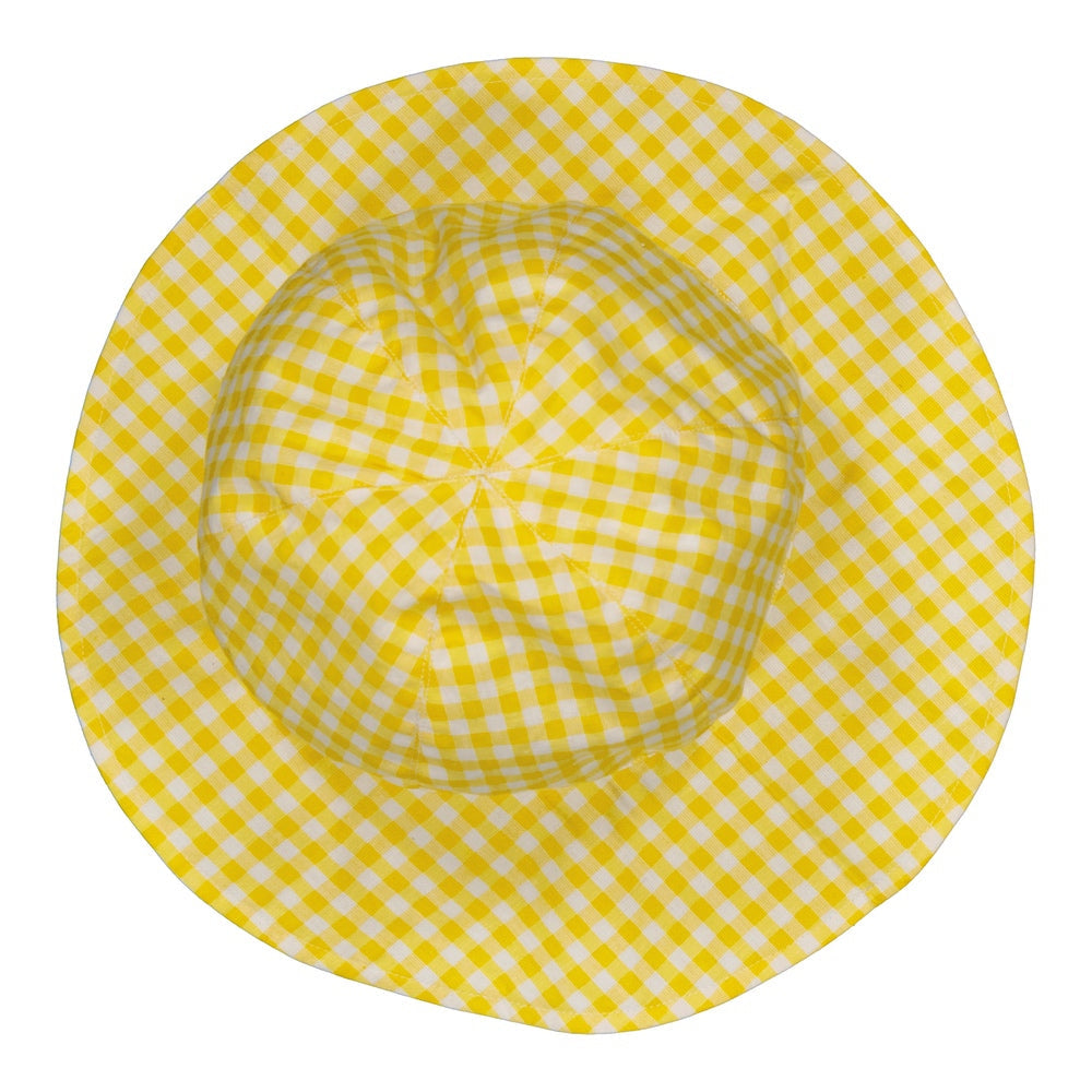 Calista Hat Yellow Gingham