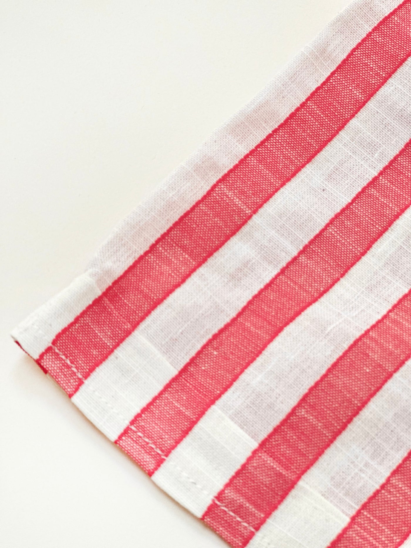 Red Striped Linen Culottes