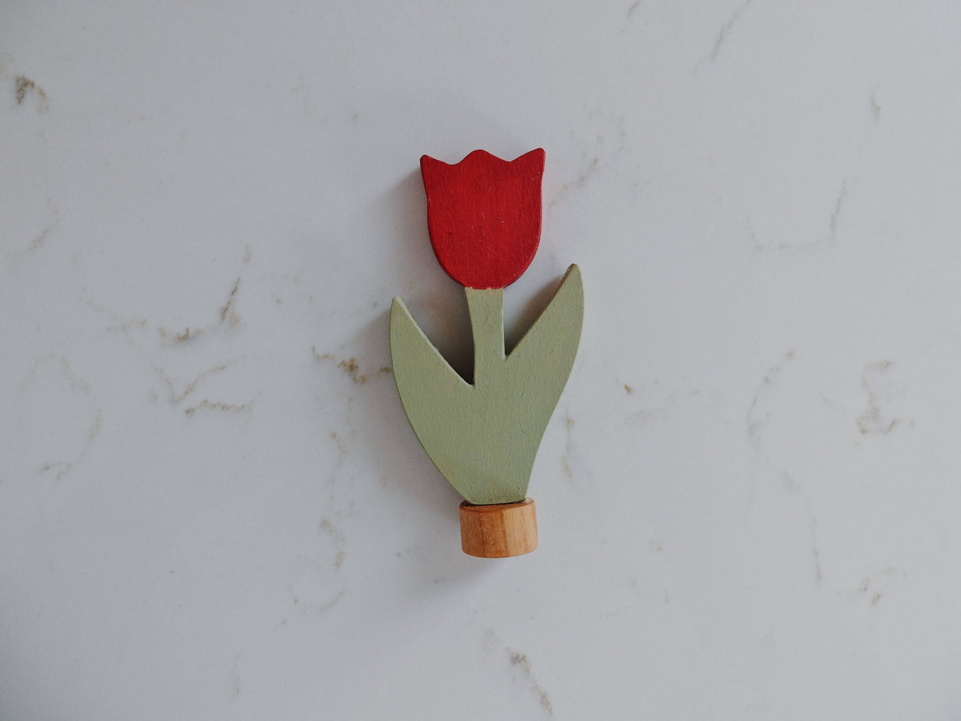 Red Tulip Ornament