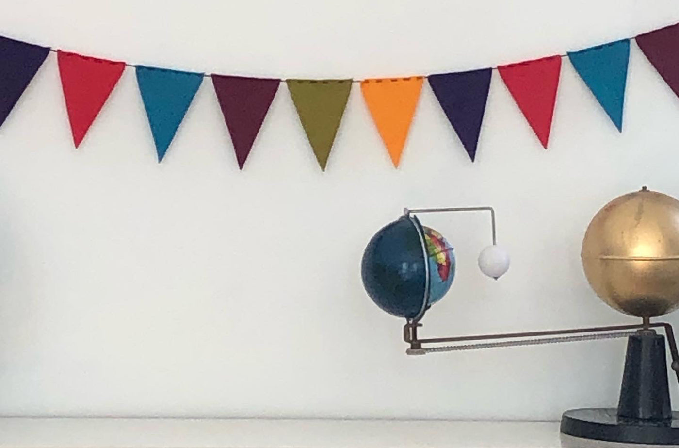 Colour Bunting - One Felt Garland