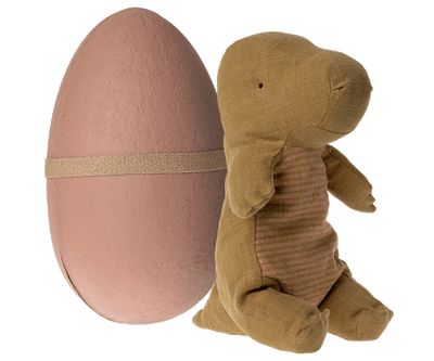 Medium Gantosaurus in Egg - Dark Ochre