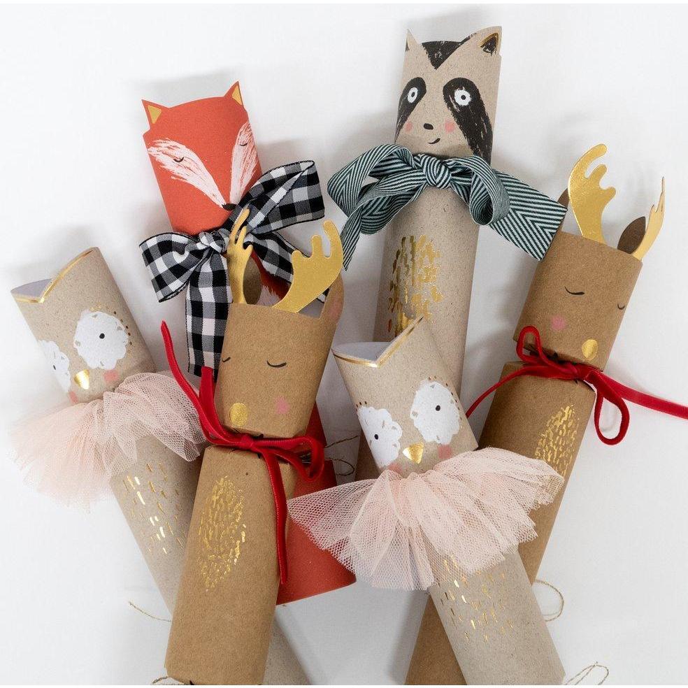 Woodland Creature Crackers (Pack of 8)