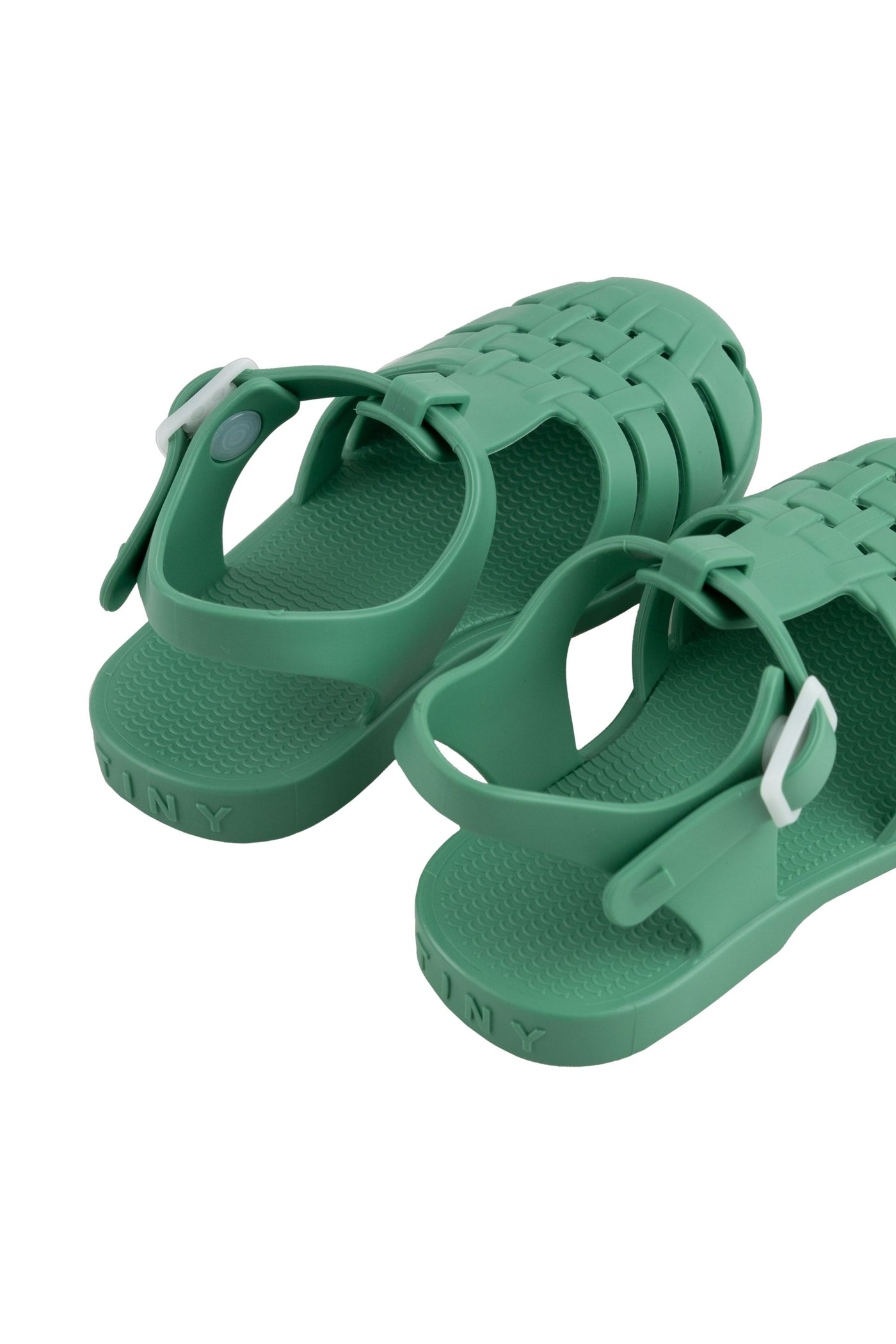 Jelly Sandals in Soft Green