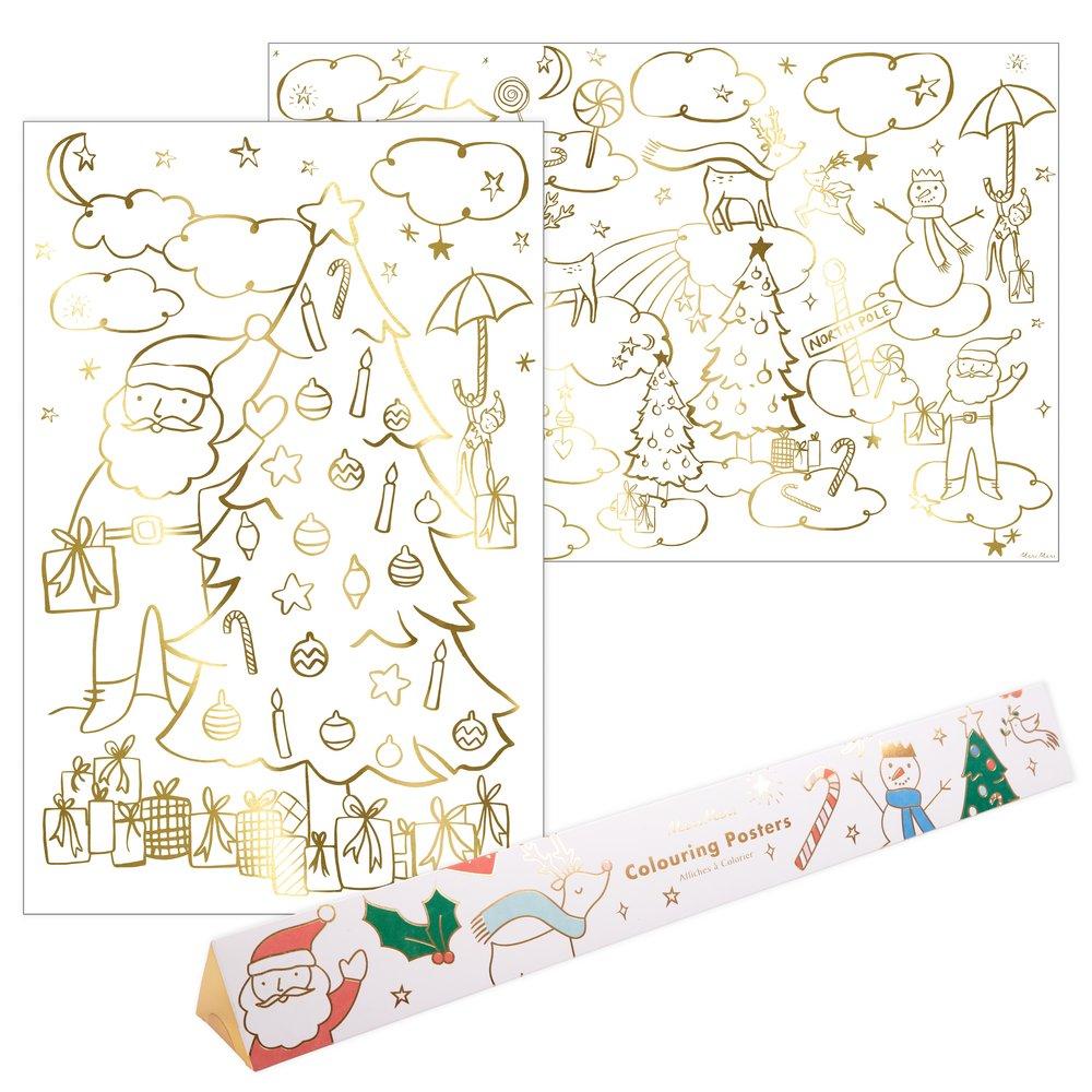 Christmas Colouring Posters