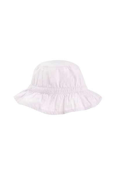 Frilled Bucket Hat in Pastel Lilac