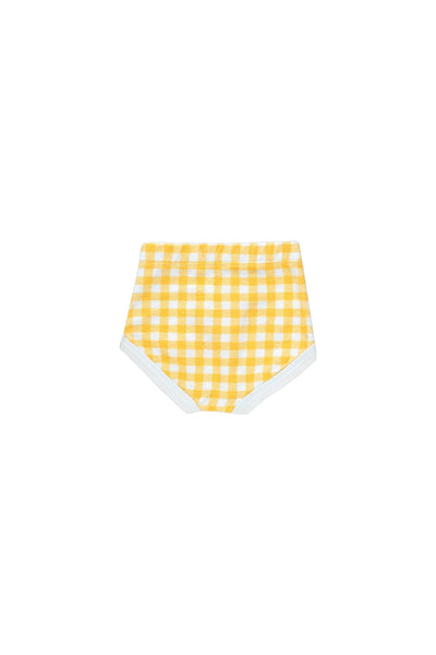 Vichy Baby Bloomer in Pale Blue/Yellow